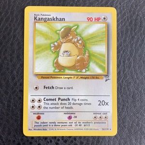 1995 Pokémon Kangaskhan Card